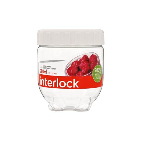 L&L INTERLOCK ENVASE C/TAPA BLANCA 280 ML