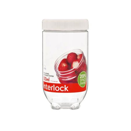 L&L INTERLOCK ENVASE C/TAPA BLANCA 500 ML
