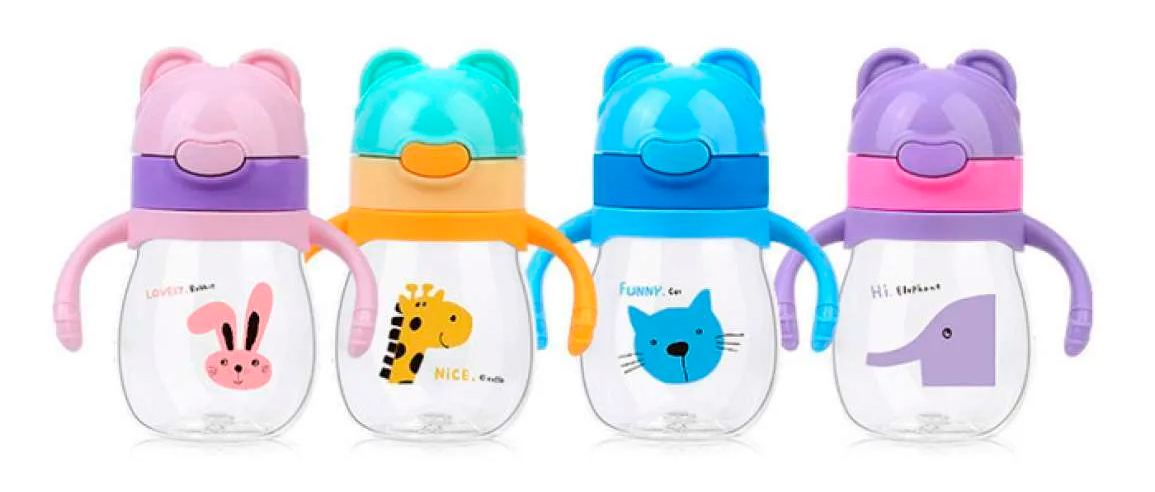 BOTELLA P/NIÑOS C/ASA 320 ML TRITAN