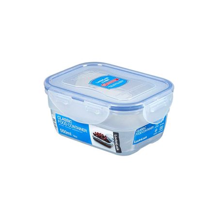 ENVASE HERMETICO RECT. NESTABLE 550 ML