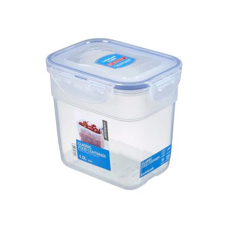 ENVASE HERMETICO RECT.NESTABLE 1 LT.