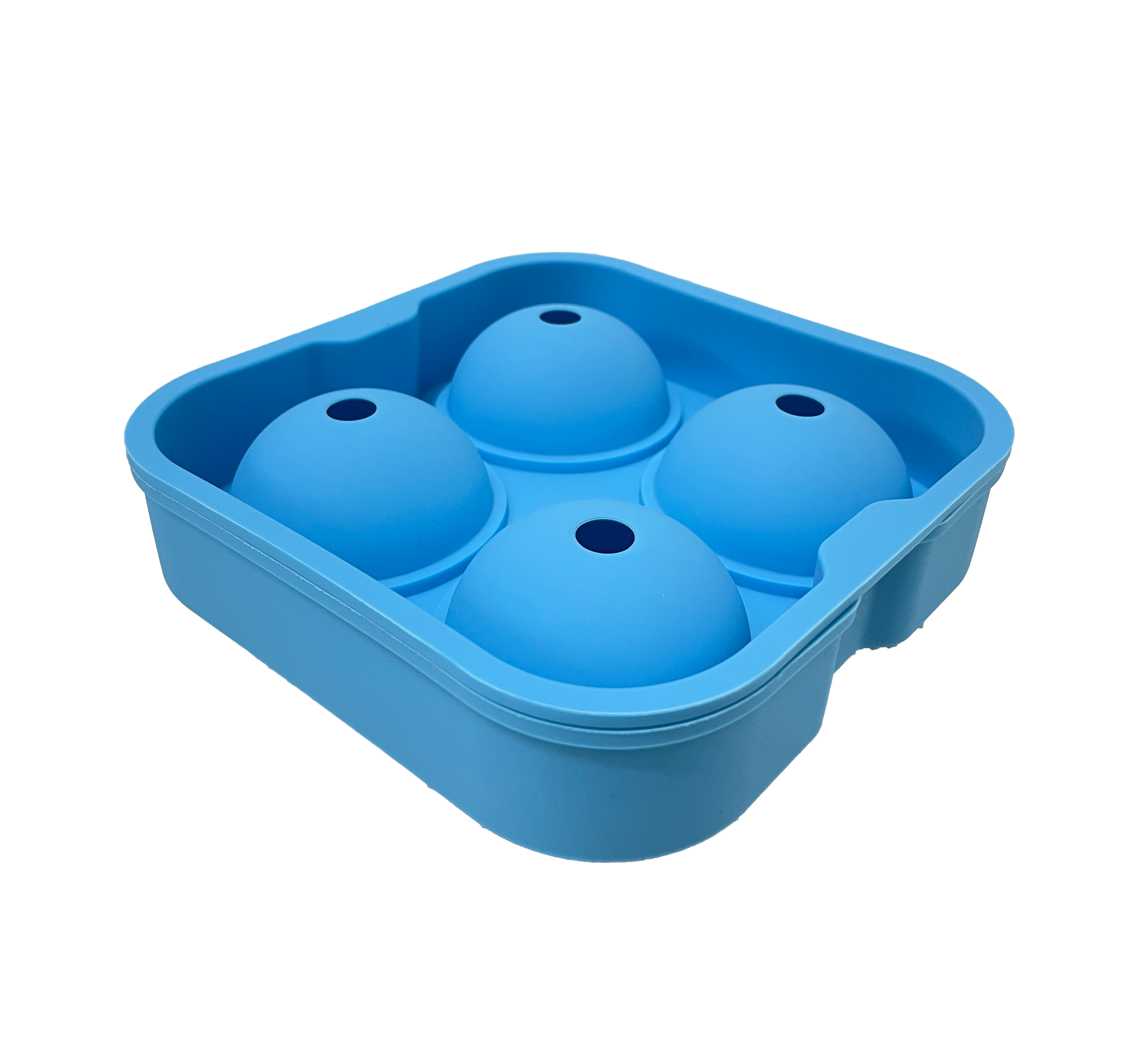 MOLDE SILICONA PARA HIELO REDONDO X 4 CAV.