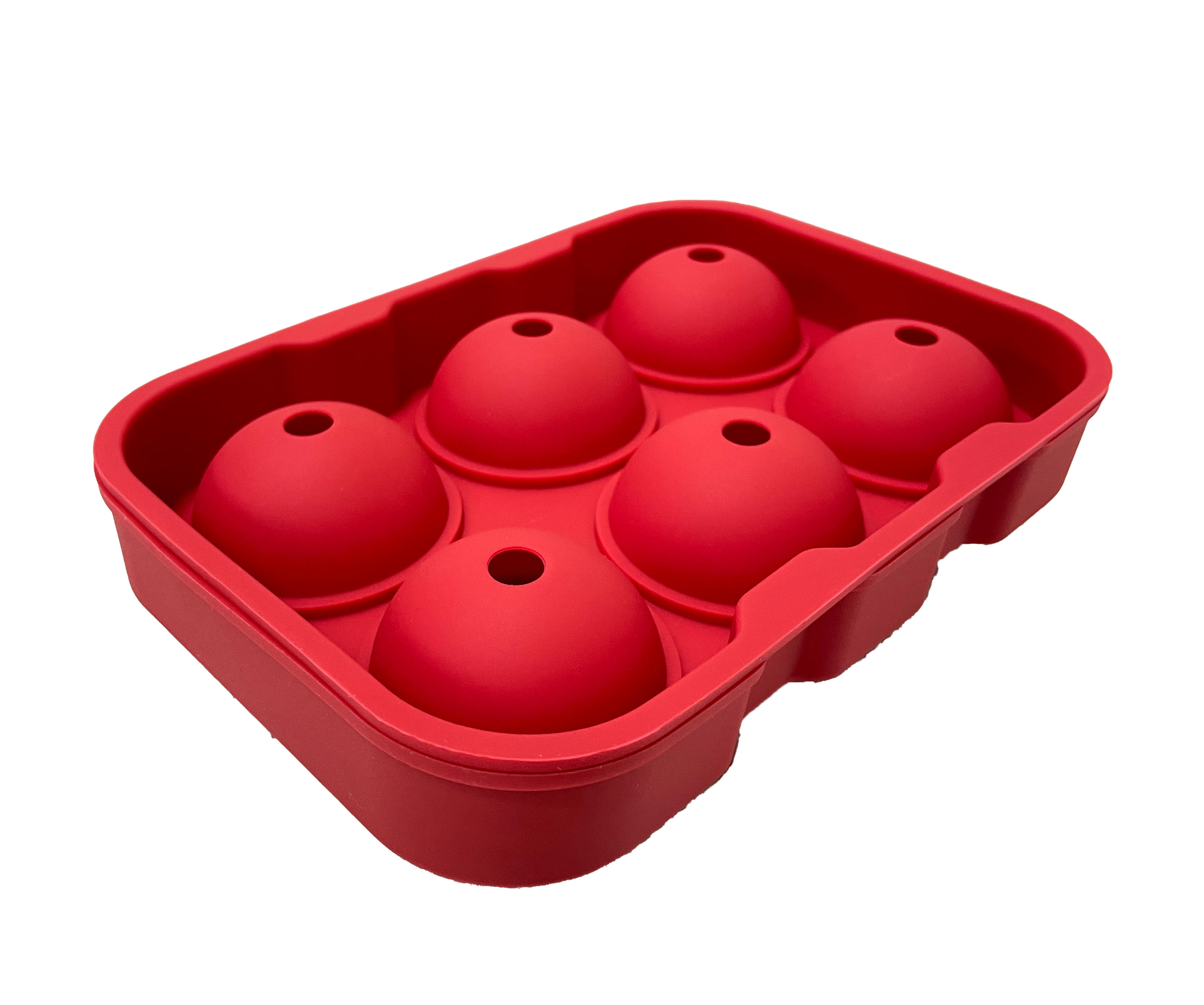MOLDE SILICONA PARA HIELO REDONDO X 6 CAV.