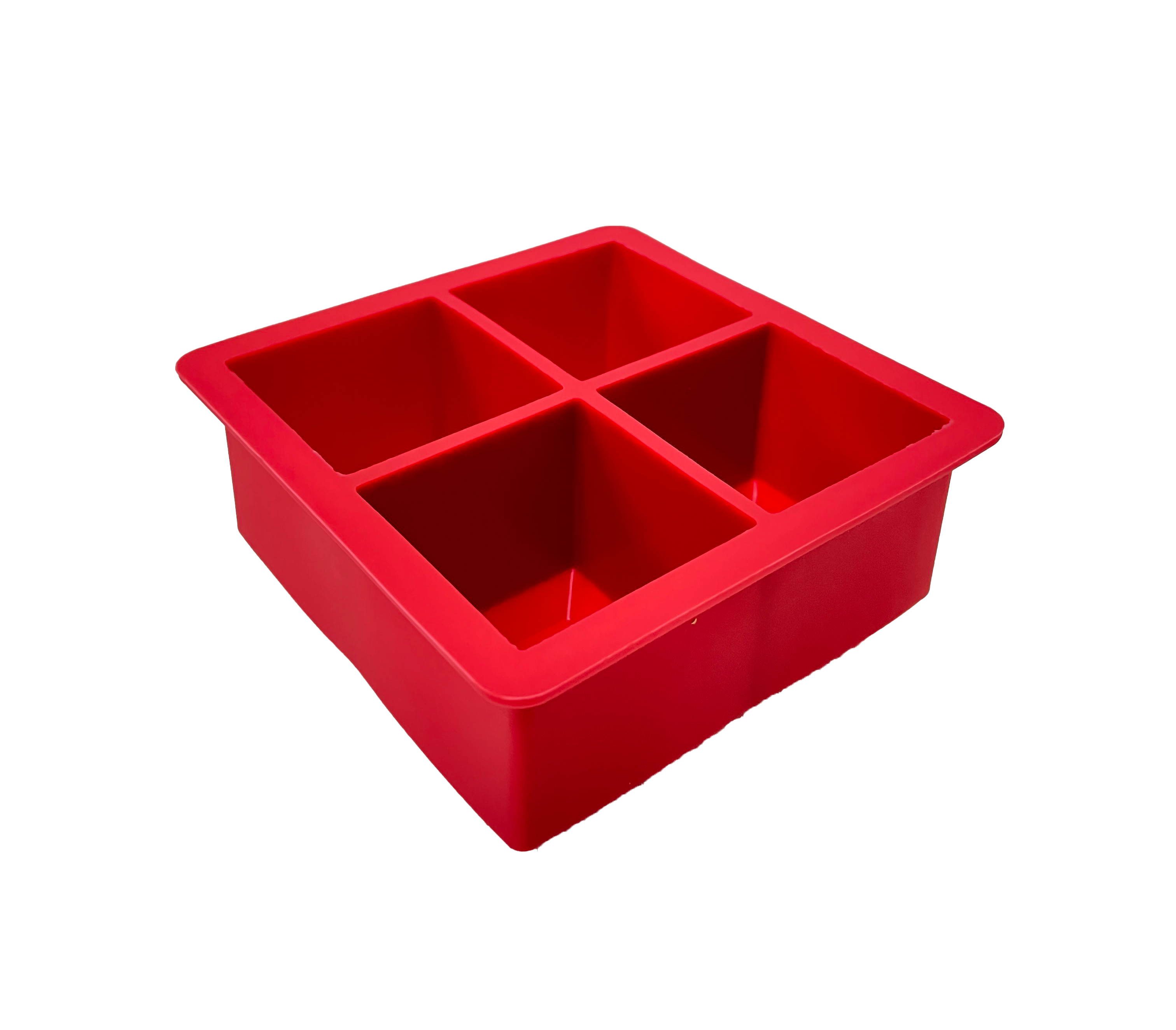 MOLDE SILICONA PARA HIELO CUBOS X 4 CAV.