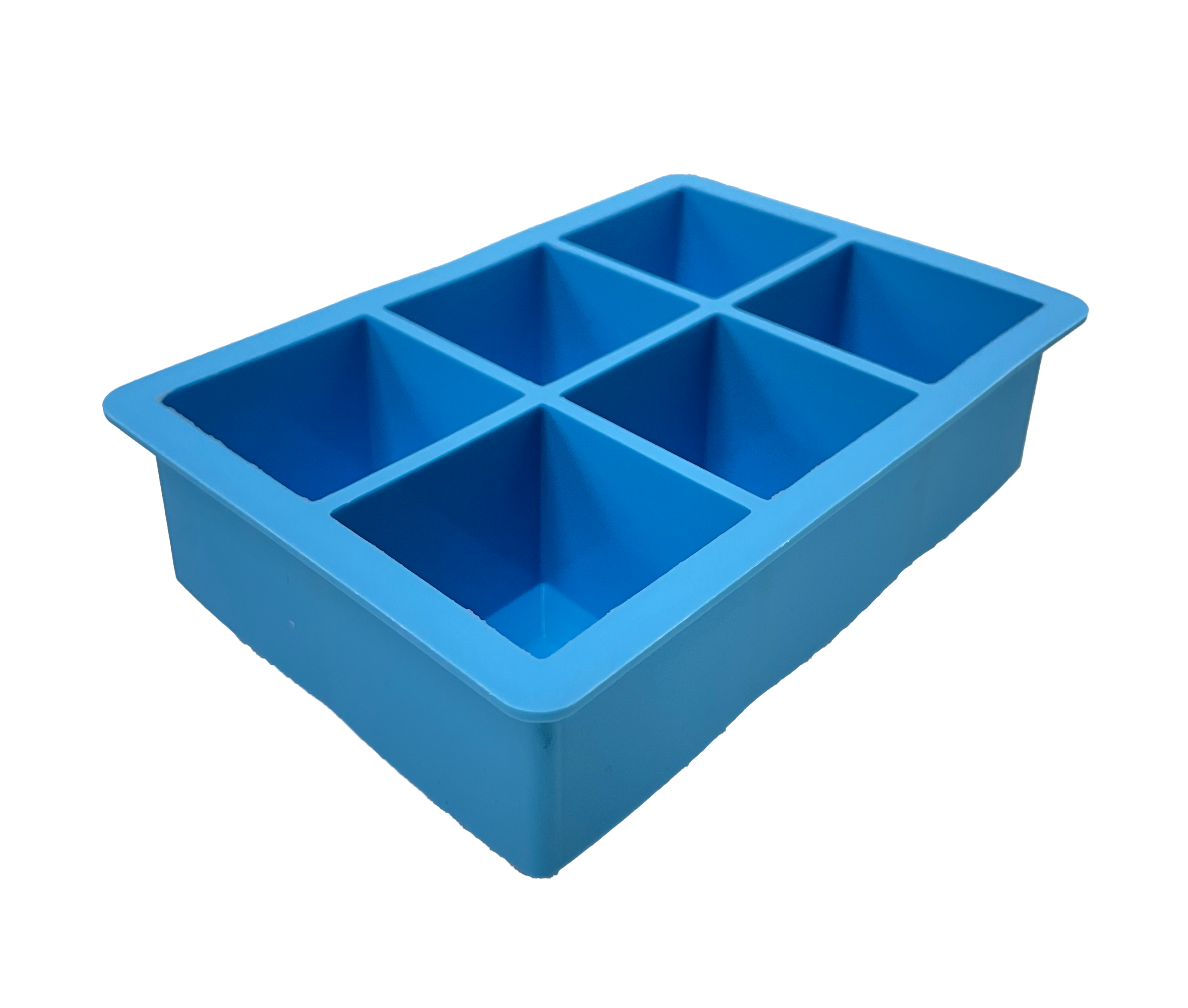 MOLDE SILICONA PARA HIELO CUBOS X 6 CAV.