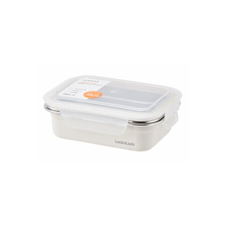 ENVASE ACERO INOX 400 ML BLANCO