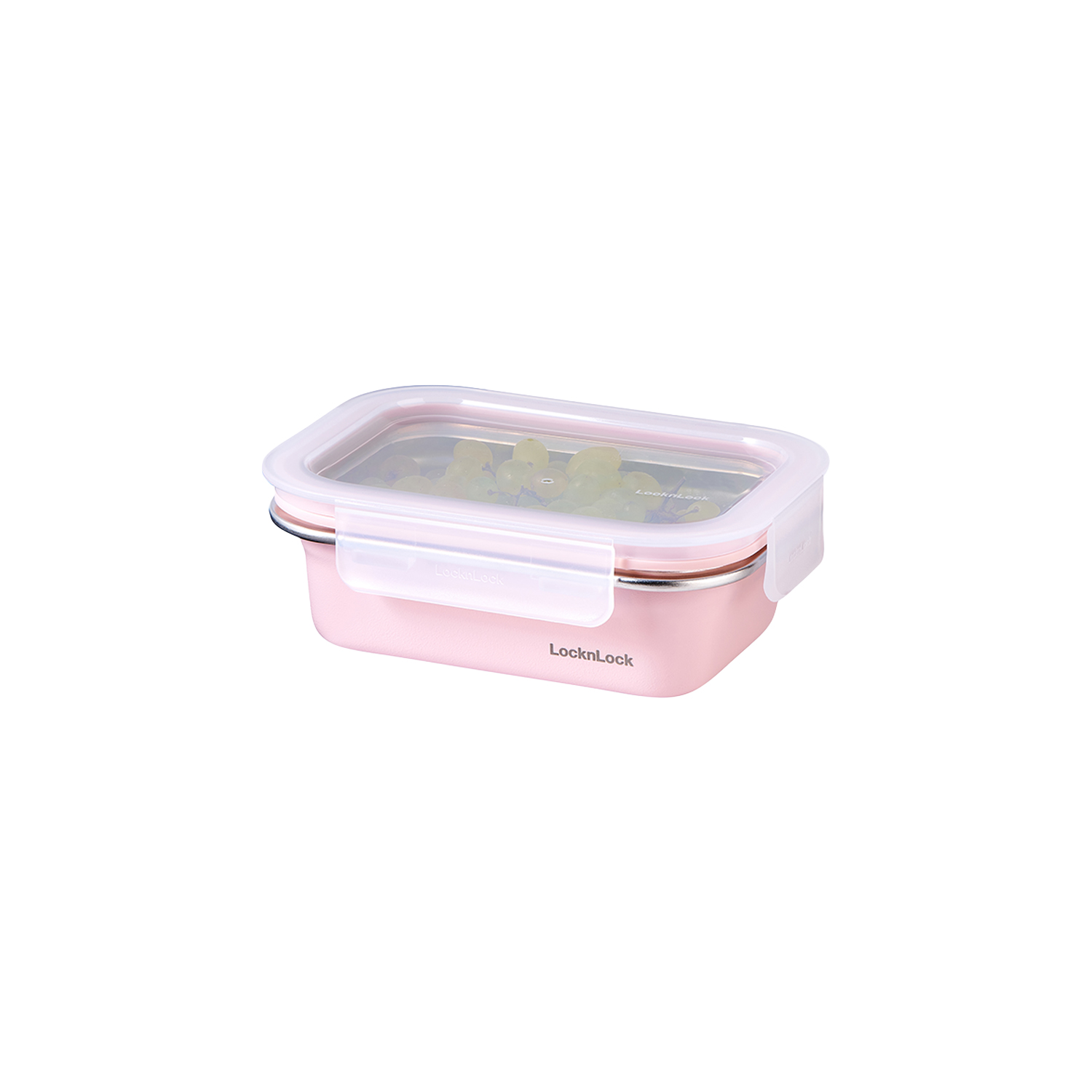 ENVASE ACERO INOX 400 ML ROSADO