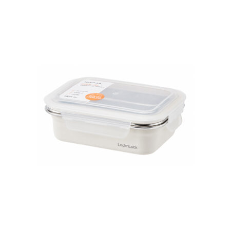 ENVASE ACERO INOX 600 ML BLANCO