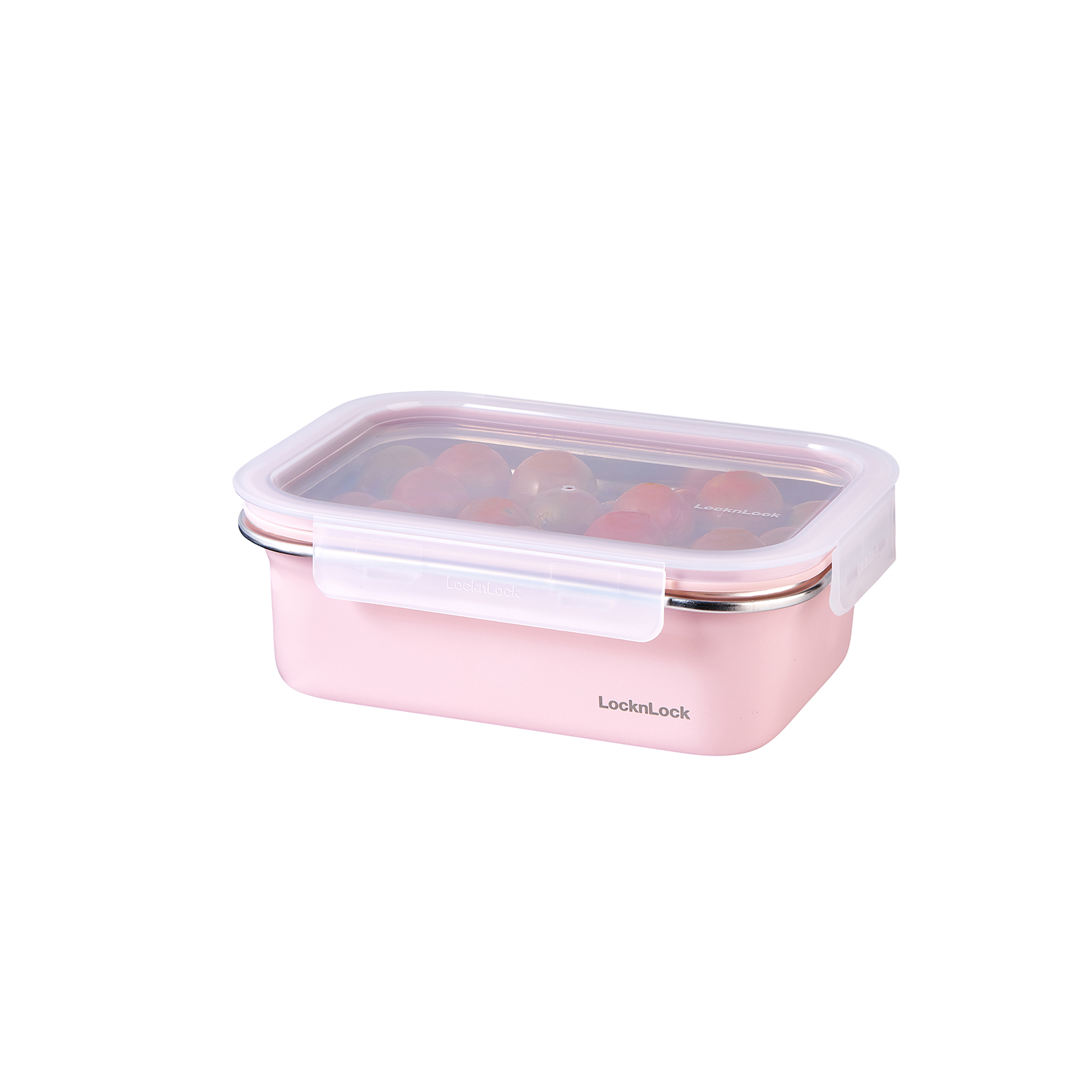 ENVASE ACERO INOX 1200 ML ROSADO