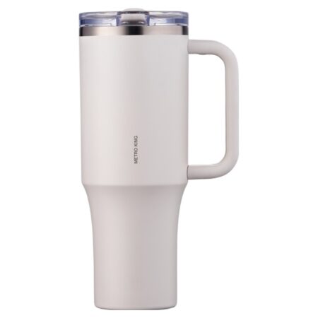 TERMO ACERO METRO KING 1200 ML BLANCO