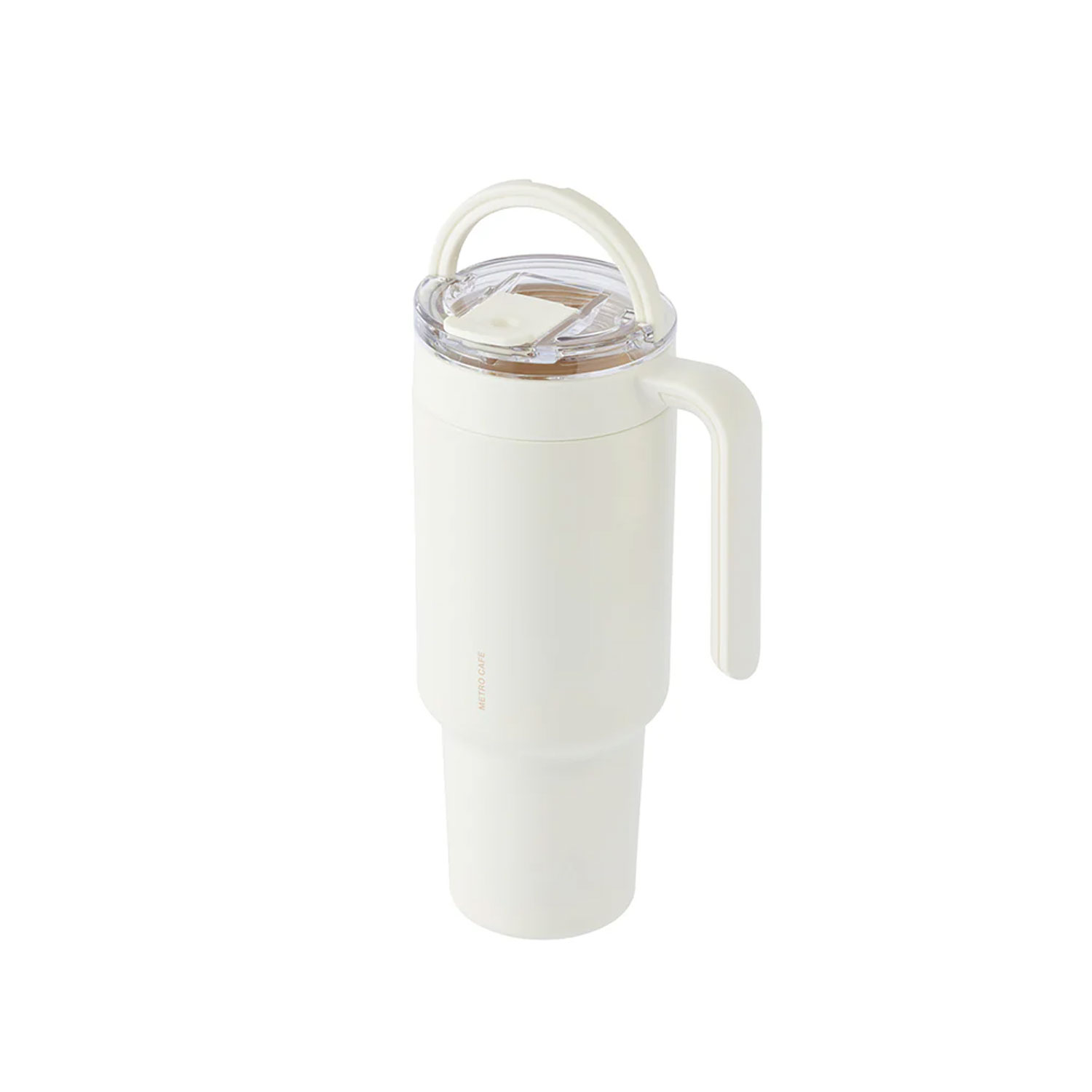 TERMO METRO CAFÉ ASA DOBLE CERAMICO 1.2 LT BLANCO