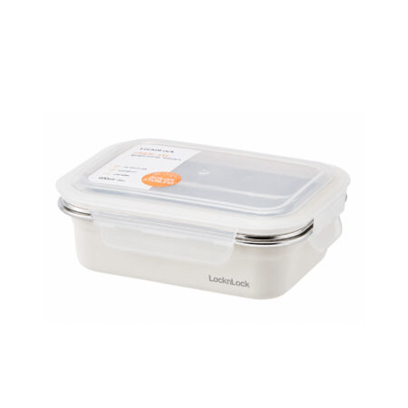 ENVASE ACERO INOX 1200 ML BLANCO